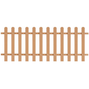 vidaXL WPC Picket Fence 200 x 80 cm