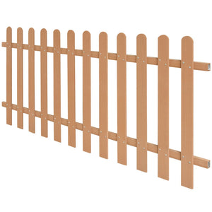vidaXL WPC Picket Fence 200 x 80 cm