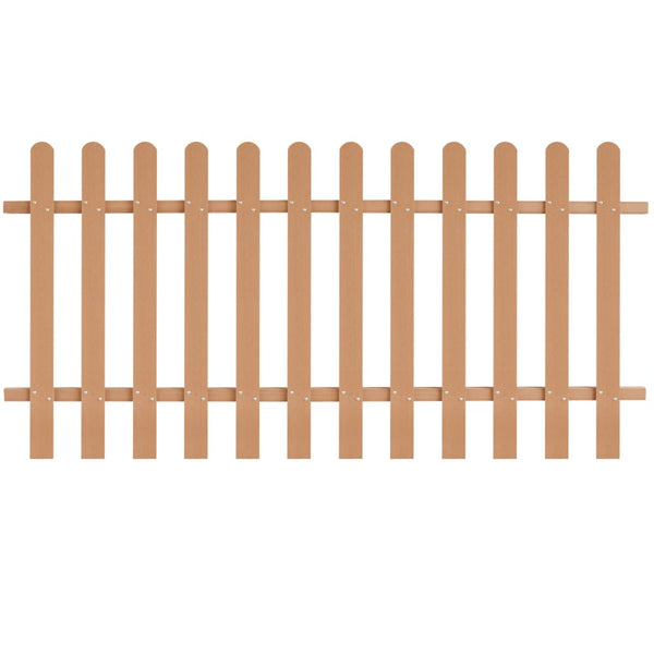vidaXL Slatted Fence WPC 200x100 cm