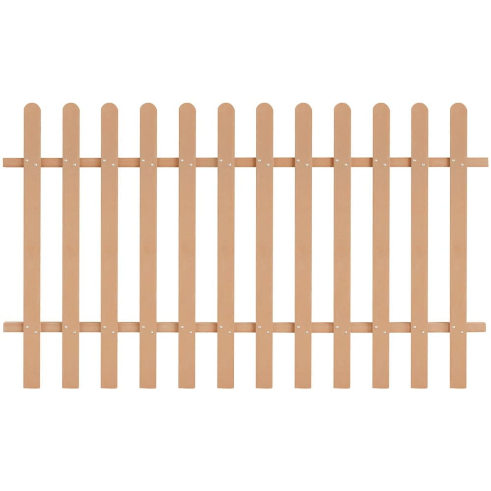 vidaXL WPC Slat Fence 200x120 cm