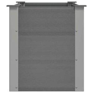 vidaXL Garden Raised Bed WPC 100 x 50 x 54 cm Grey