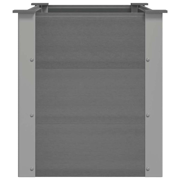 vidaXL Garden Raised Bed WPC 100 x 50 x 54 cm Grey