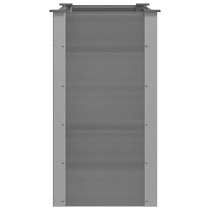 vidaXL Garden Raised Bed WPC 100 x 50 x 91 cm Grey