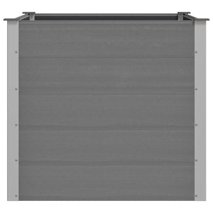 vidaXL Garden Raised Bed WPC 100x100x91 cm Grey