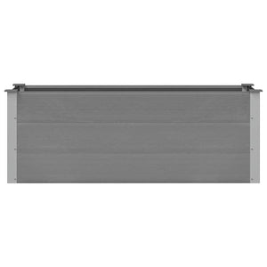 vidaXL Garden Raised Bed WPC 150 x 50 x 54 cm Grey