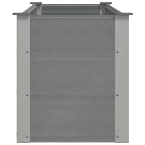 vidaXL Garden Raised Bed WPC 150 x 50 x 54 cm Grey
