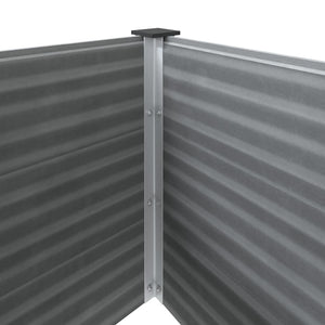 vidaXL Garden Raised Bed WPC 150 x 50 x 54 cm Grey