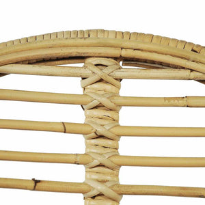 vidaXL Dining Chairs 2 pcs. Natural Rattan