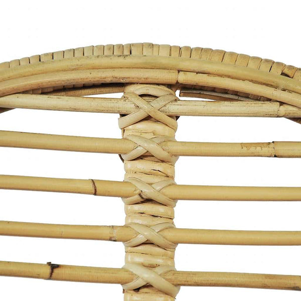 vidaXL Dining Chairs 4 pcs. Natural Rattan