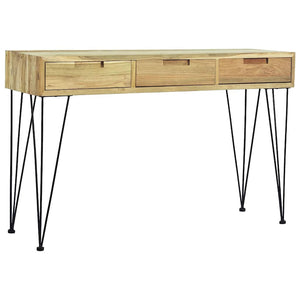 vidaXL Console Table 120 x 35 x 76 cm Solid Teak