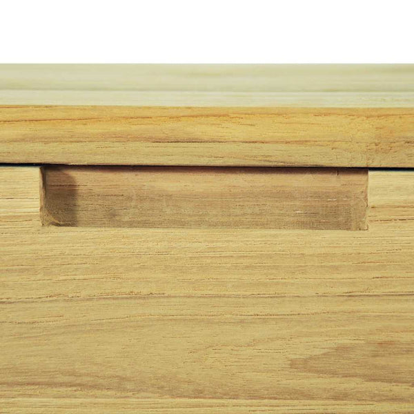 vidaXL Console Table 120 x 35 x 76 cm Solid Teak