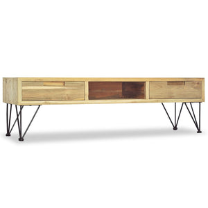 vidaXL TV Cabinet 120 x 35 x 35 cm Solid Teak