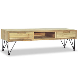 vidaXL TV Cabinet 120 x 35 x 35 cm Solid Teak