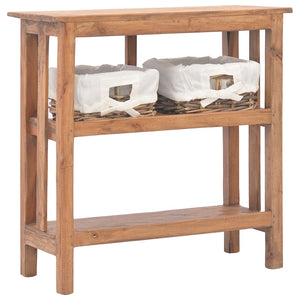 vidaXL Console Table Solid Mahogany Wood 69x28x70 cm
