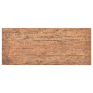 vidaXL Console Table Solid Mahogany Wood 69x28x70 cm