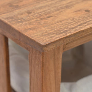 vidaXL Console Table Solid Mahogany Wood 69x28x70 cm