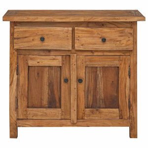 vidaXL Sideboard Solid Mahogany Wood 75x30x65 cm