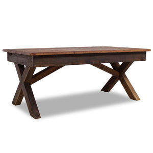 vidaXL Coffee Table Reclaimed Wood 110x60x45 cm