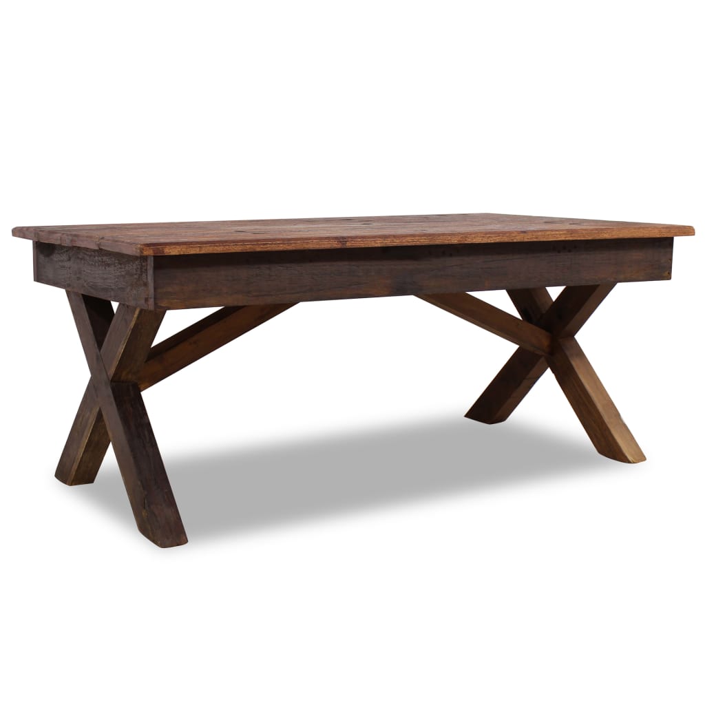 vidaXL Coffee Table Reclaimed Wood 110x60x45 cm