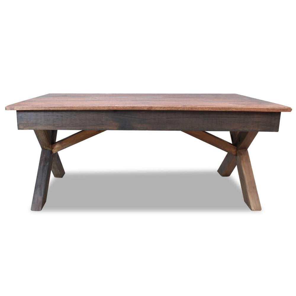vidaXL Coffee Table Reclaimed Wood 110x60x45 cm