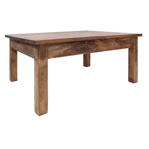 vidaXL Coffee Table Solid Mahogany Wood 96x73x45 cm