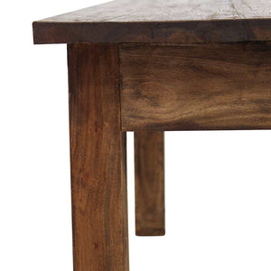 vidaXL Coffee Table Solid Mahogany Wood 96x73x45 cm