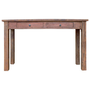 vidaXL Console Table Solid Mahogany Wood 123x42x75 cm