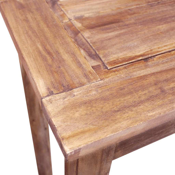 vidaXL Console Table Solid Mahogany Wood 123x42x75 cm