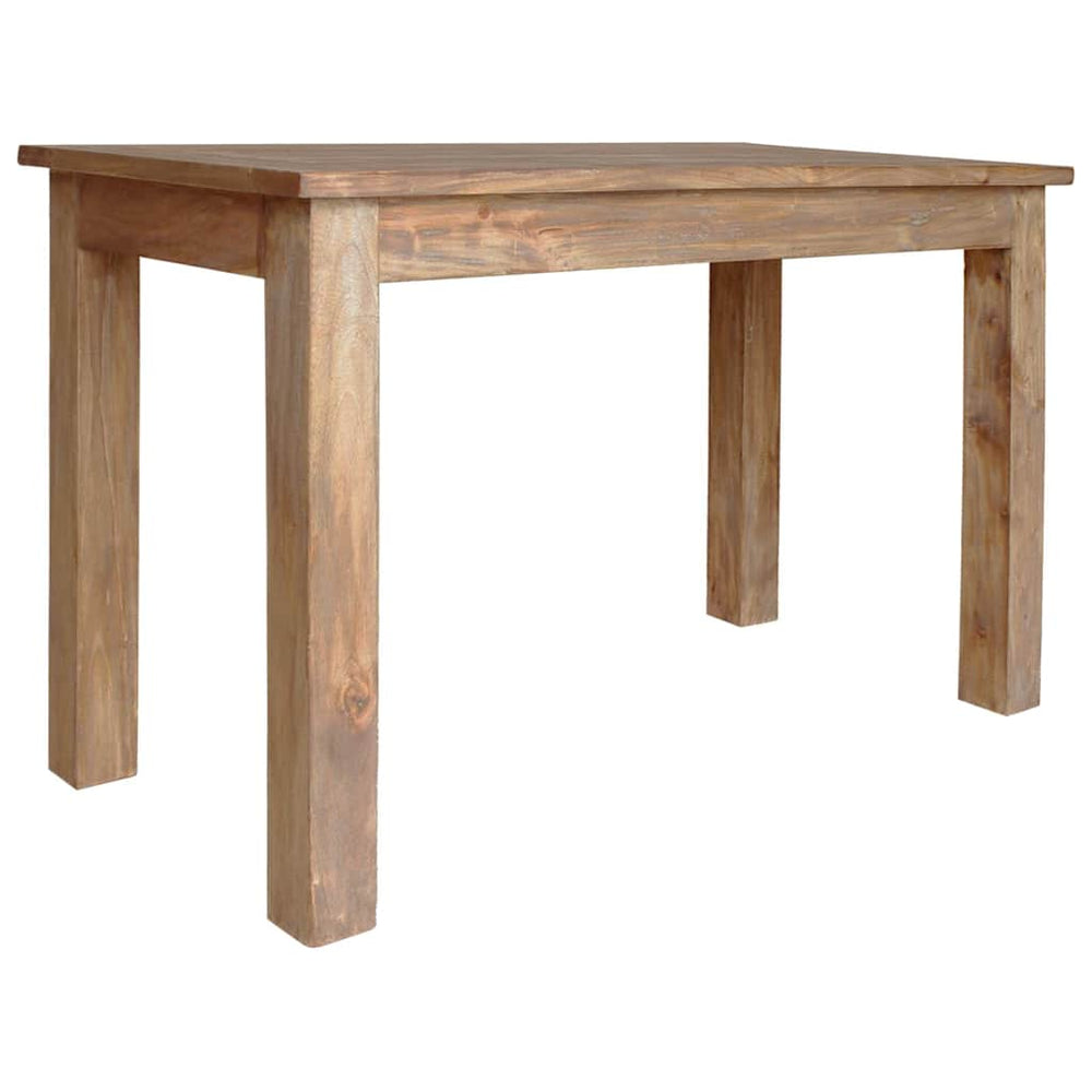 vidaXL Dining Table Solid Mahogany Wood 120x60x77 cm
