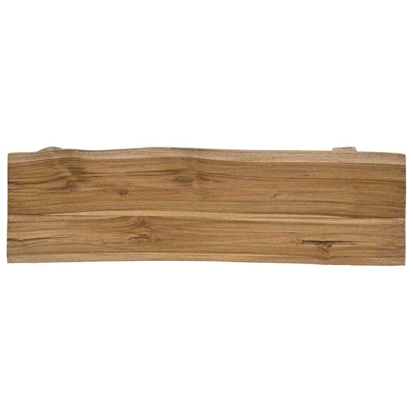 vidaXL Bench Mixed Reclaimed Wood and Solid Teak Wood 100x28x43 cm