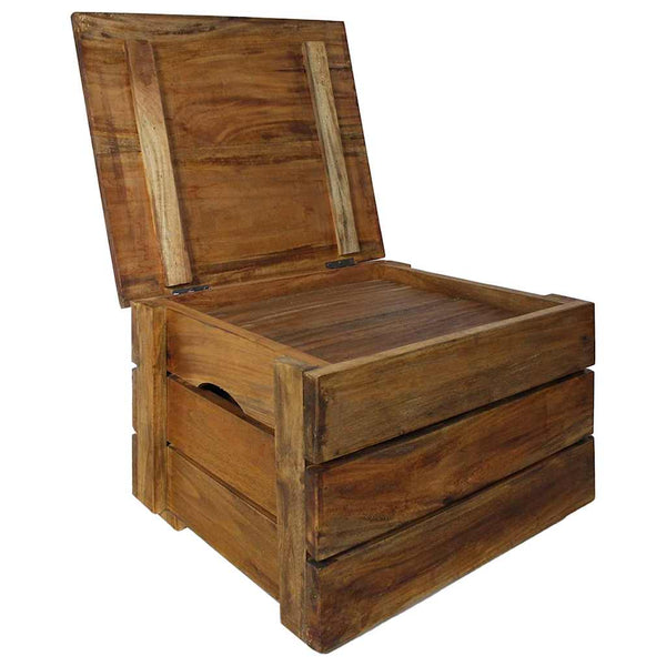 vidaXL Storage Box Set 2 pcs Solid Mahogany Wood