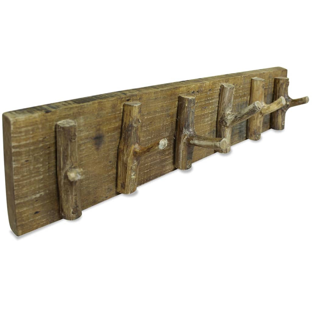 vidaXL Coat Rack Reclaimed Wood 60x15 cm