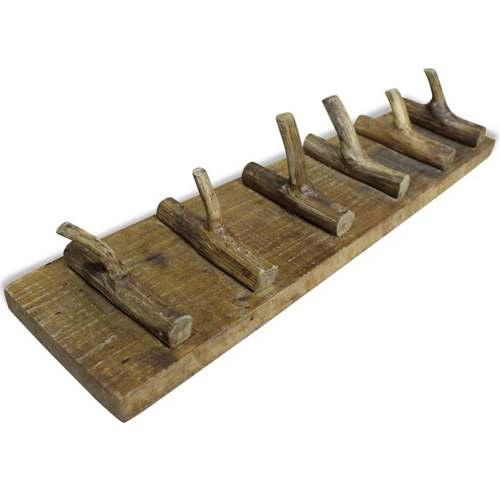 vidaXL Coat Rack Reclaimed Wood 60x15 cm