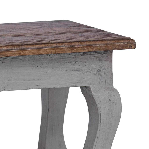 vidaXL 3-piece Nesting Table Set Solid Mahogany Wood