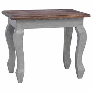 vidaXL 3-piece Nesting Table Set Solid Mahogany Wood