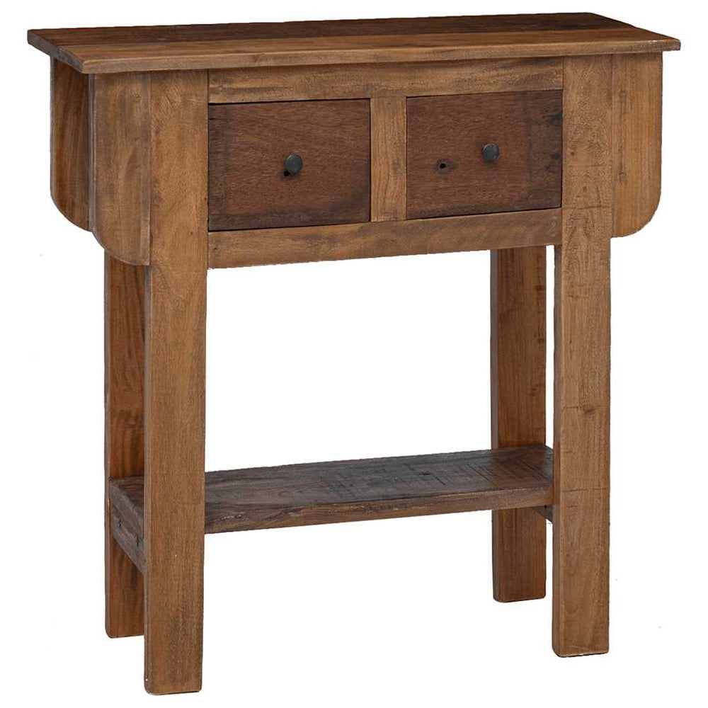 vidaXL Console Table Mixed Reclaimed Wood 80x35x80 cm