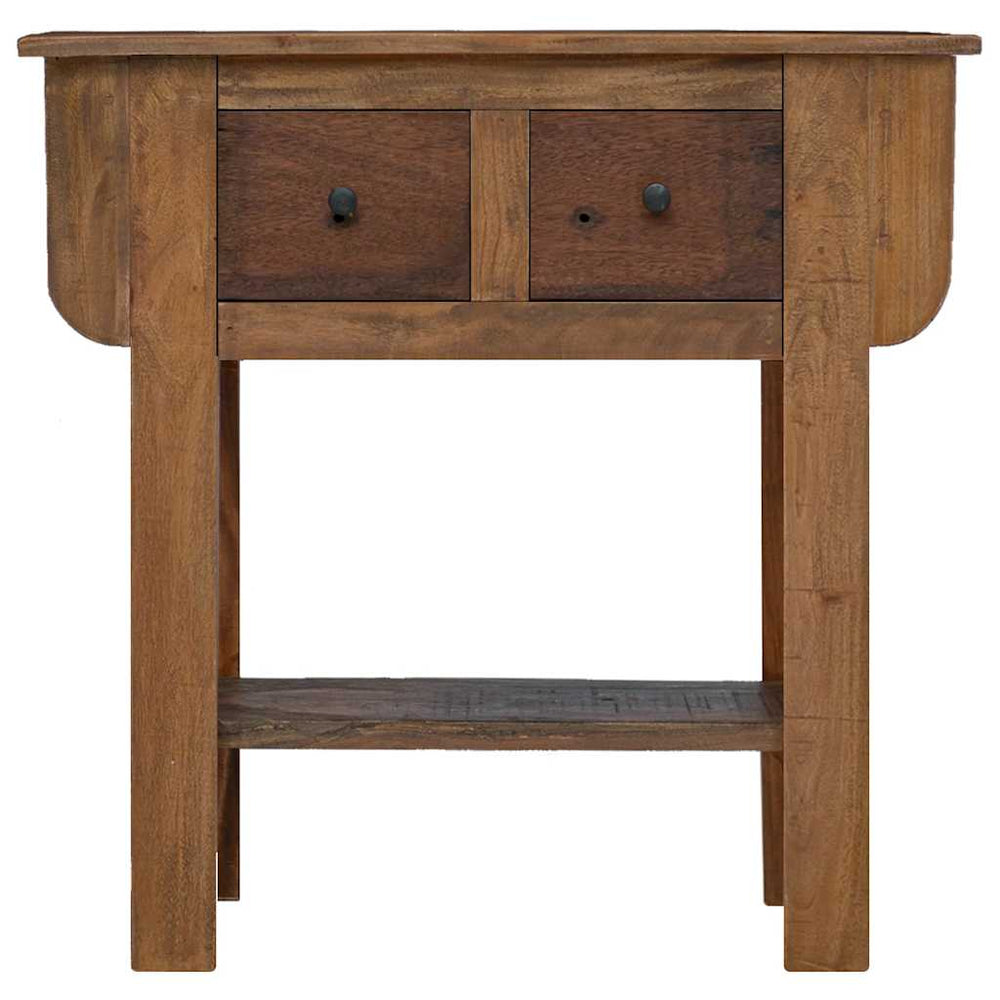 vidaXL Console Table Mixed Reclaimed Wood 80x35x80 cm
