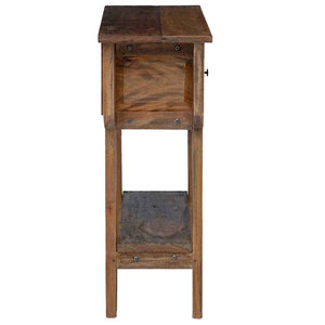 vidaXL Console Table Mixed Reclaimed Wood 80x35x80 cm