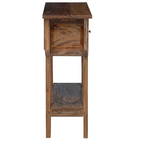 vidaXL Console Table Mixed Reclaimed Wood 80x35x80 cm