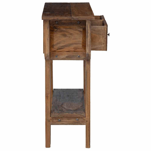 vidaXL Console Table Mixed Reclaimed Wood 80x35x80 cm