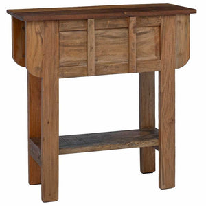 vidaXL Console Table Mixed Reclaimed Wood 80x35x80 cm