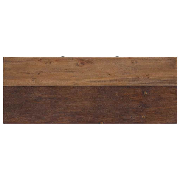 vidaXL Console Table Mixed Reclaimed Wood 80x35x80 cm
