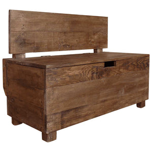 vidaXL Bench Solid Mahogany Wood 86x40x60 cm
