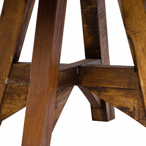 vidaXL Coffee Table Reclaimed Wood 60x45 cm Silver
