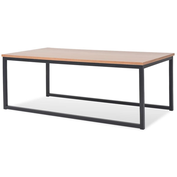 vidaXL 3-Piece Coffee Table Set Ash Wood