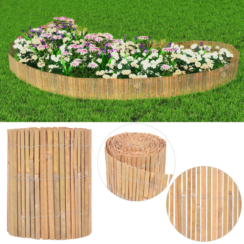 vidaXL Bamboo Garden Fence 1000x30 cm