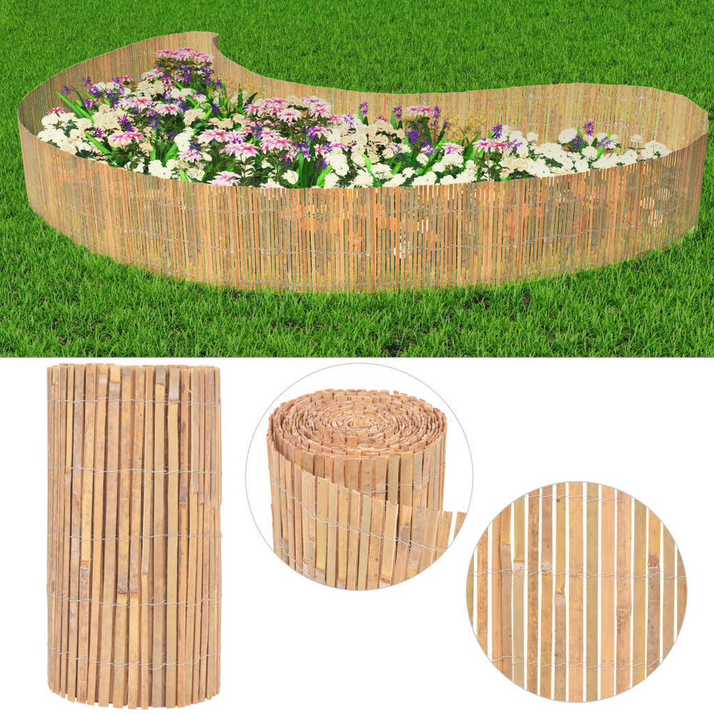 vidaXL Bamboo Garden Fence 1000×50 cm