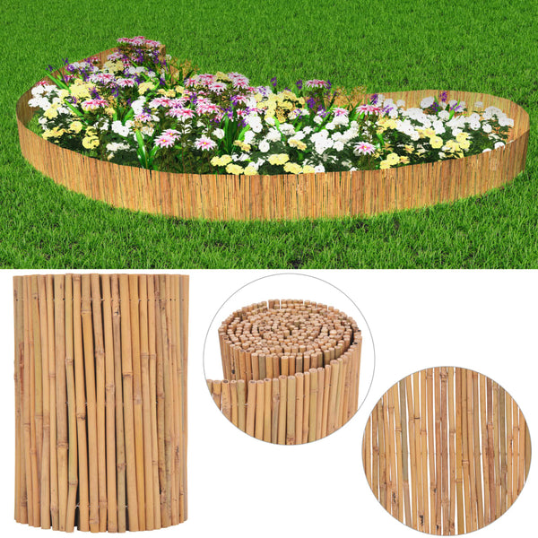 vidaXL Bamboo Garden Fence 500 x 30 cm