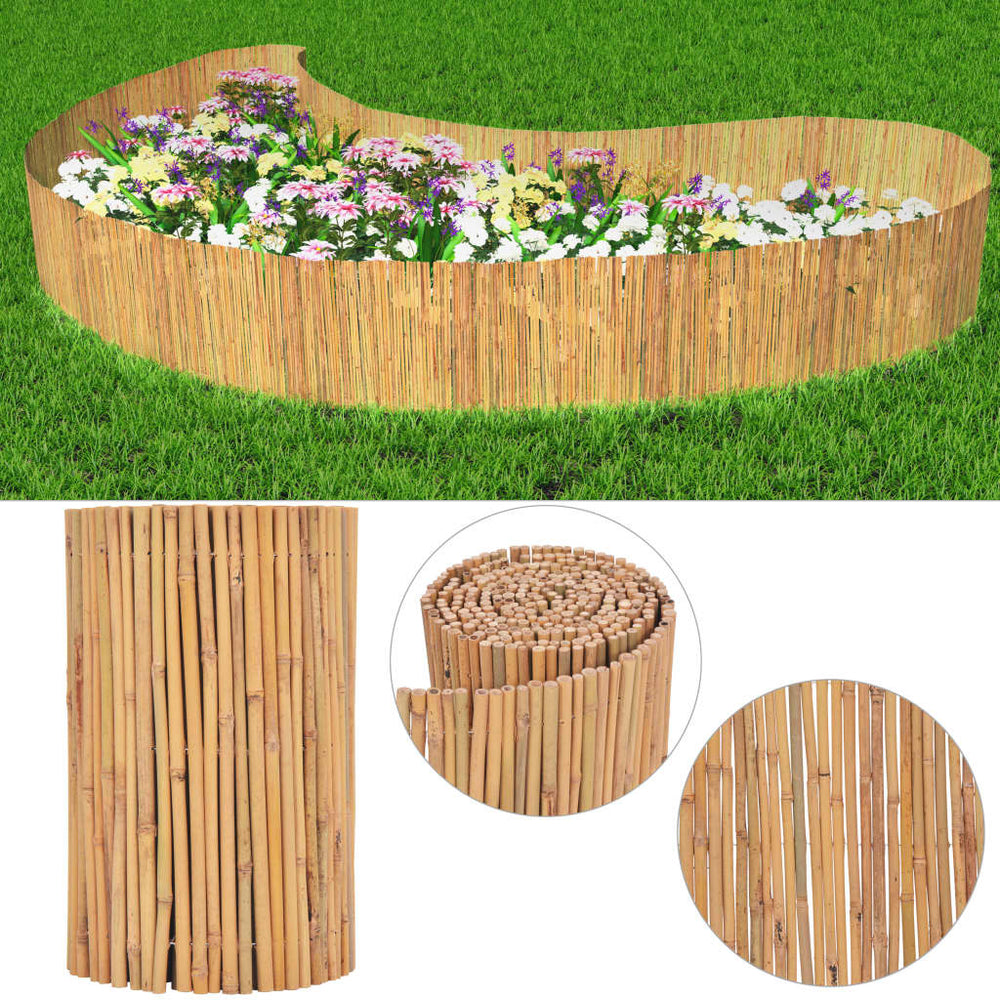 vidaXL Bamboo Garden Fence 500 x 50 cm