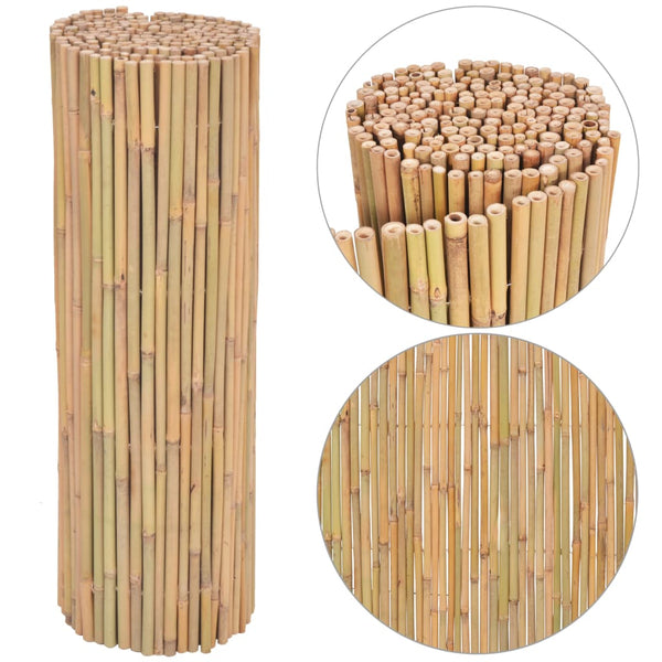 vidaXL Bamboo Garden Fence 300 x 100 cm